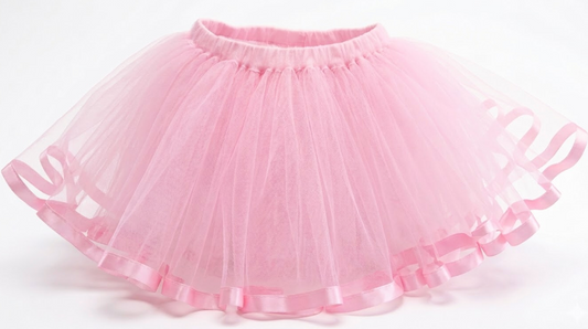 Tutu con Orilla Rosa