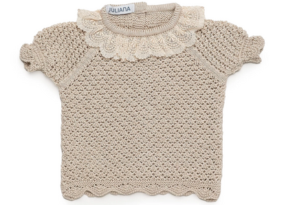 Conjunto Juliana de jersey calado y braguita con koalas - foto 4