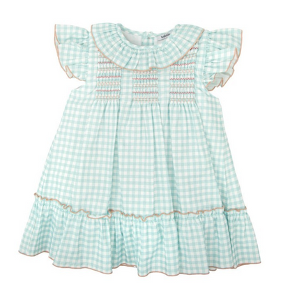 Vestido Volante Cuello Latido BABIDU