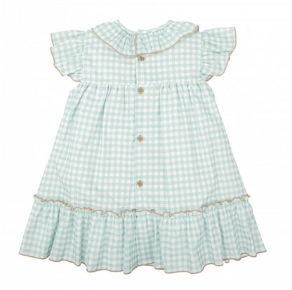 Vestido Volante Cuello Latido BABIDU