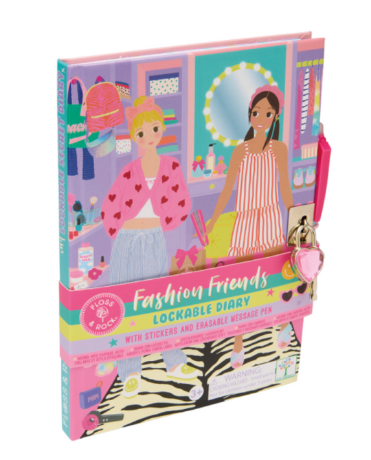 Fashion Friends – Diario y bolígrafo con cerradura