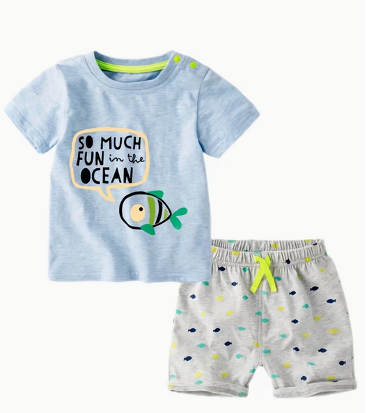 Conjunto Marino Pescado Azul
