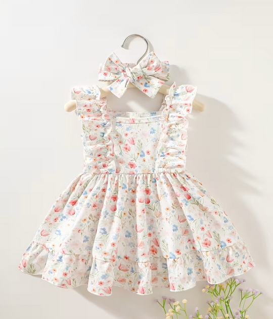 Vestido Camisola Floral Bebé