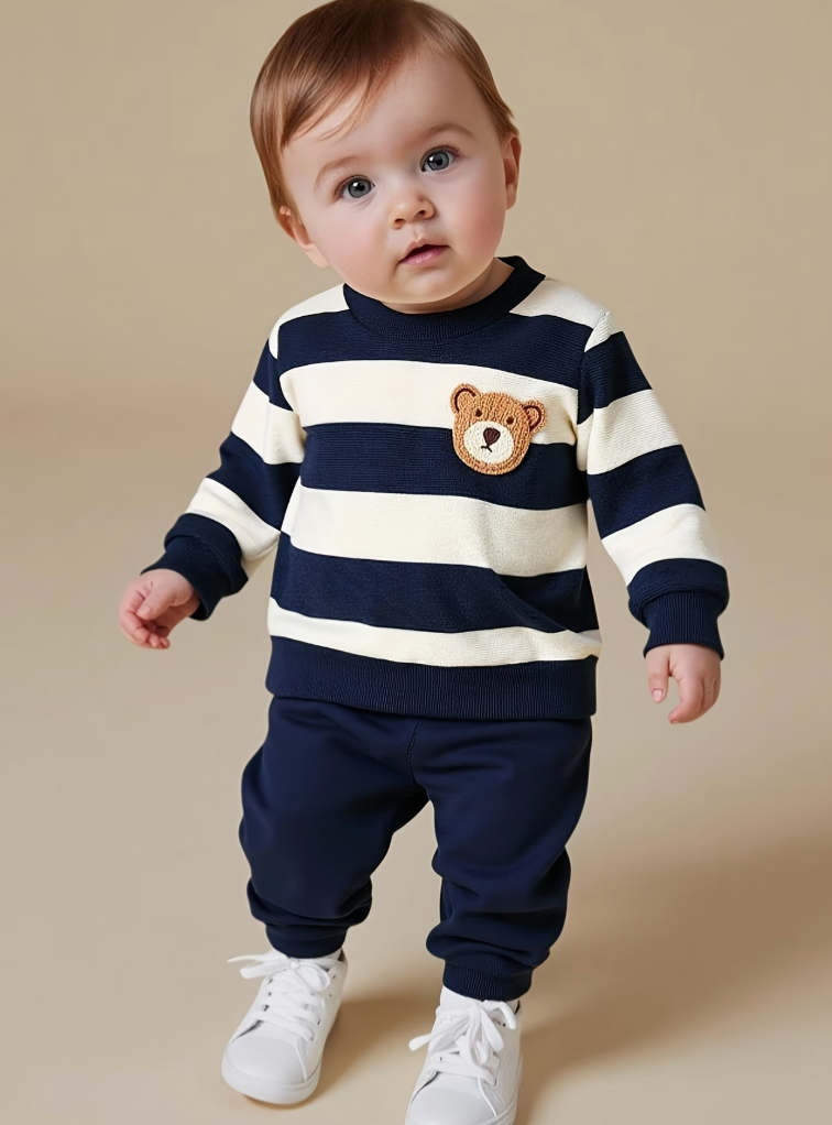 Conjunto Sudadera  Oso Marino