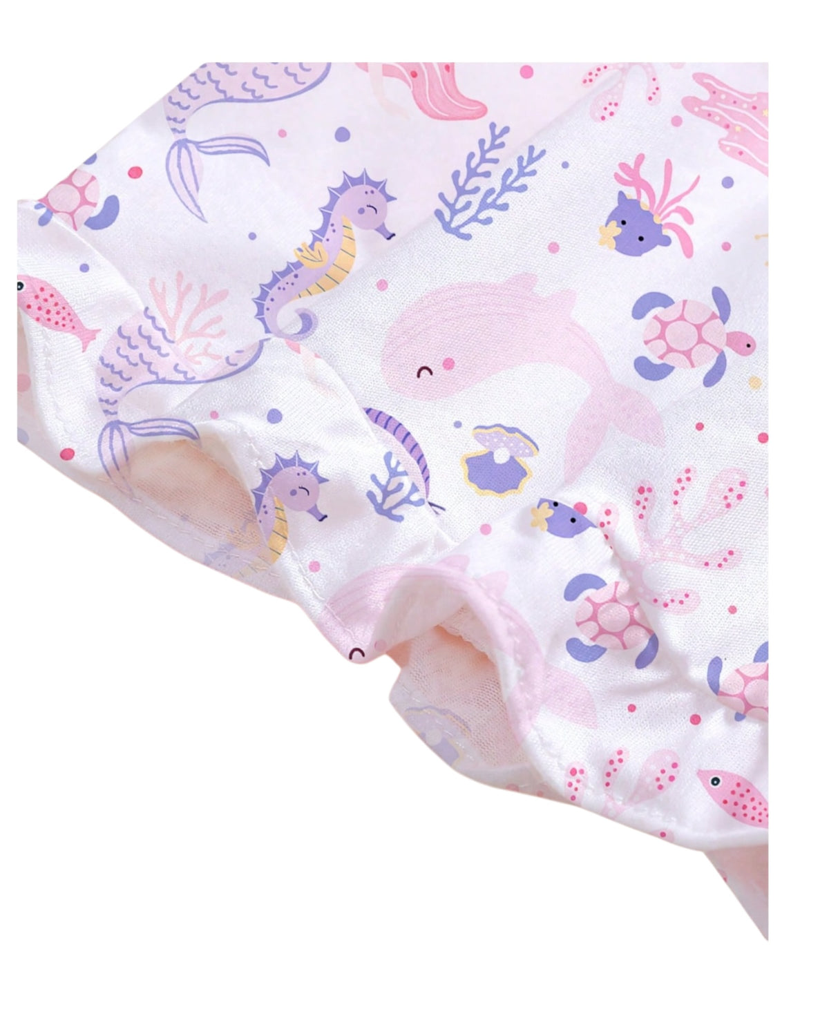 Pijama de Niña Manga Corta Sirenas