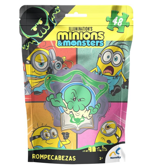 Rompecabezas Bolsa Foil Minions 48 Piezas