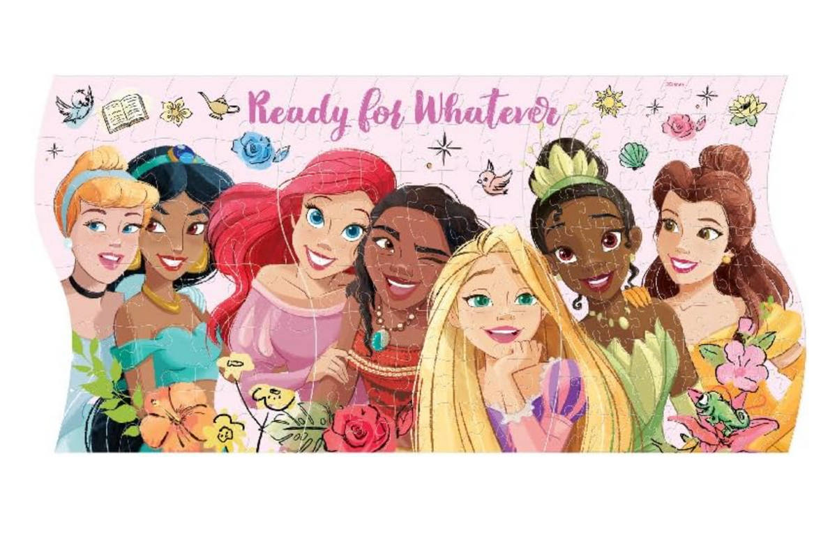 Rompecabezas Princesas de Disney Panorámico 3 en 1