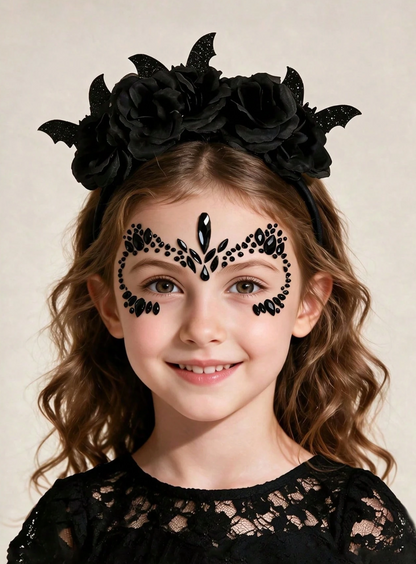 Set de 2 Diademas de Halloween Negras