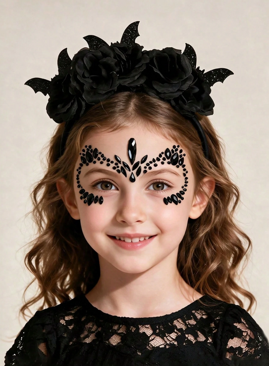 Set de 2 Diademas de Halloween Negras
