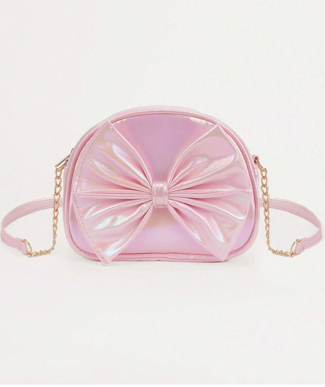 Bolso Bandolera Rosa con Moño