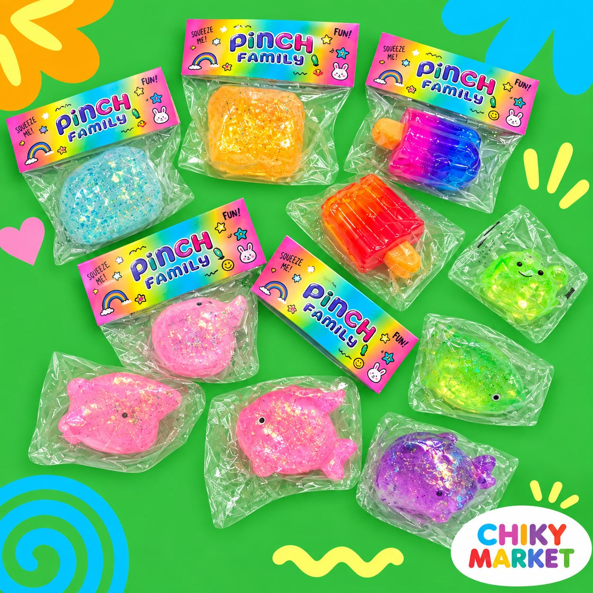 Squishy grande con brillos