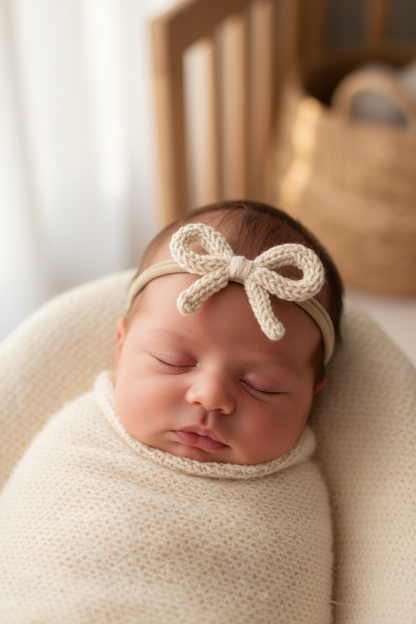 Bandita Soft Baby Micaela con moñito tejido - foto 11