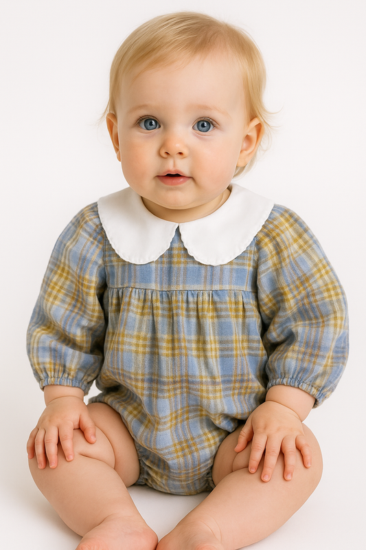 Coverall Cuadros Azul