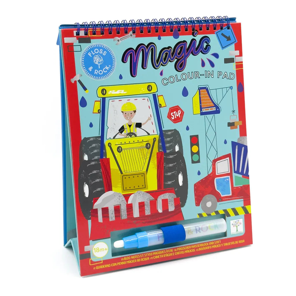 Libreta Mágica Reutilizable Pinta con Agua, Construcción