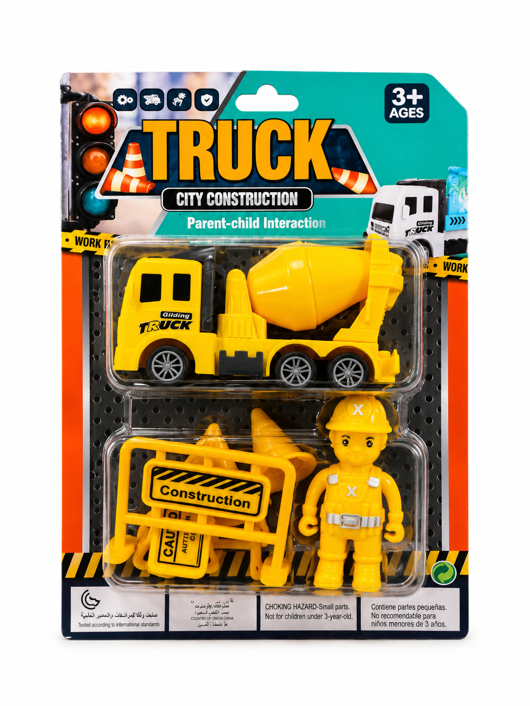 Truck City Construction - Camión Revolvedor con Figura