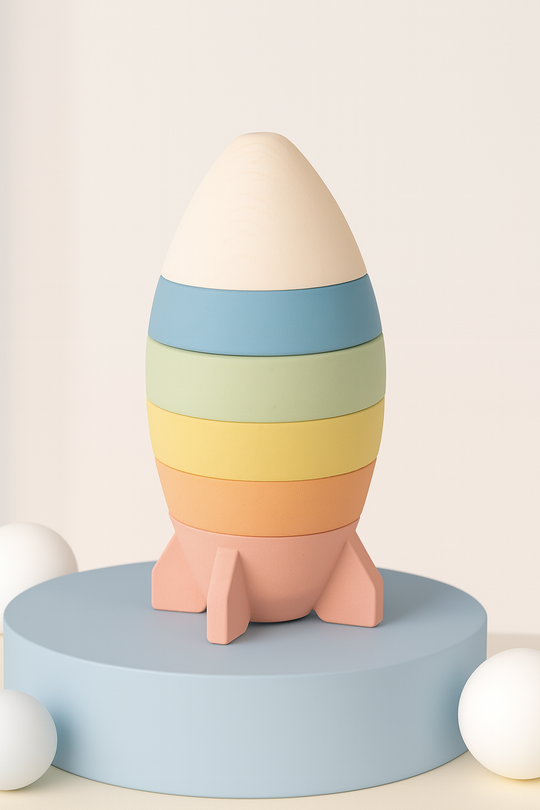 Cohete Cognitivo Colores Pastel Silicon