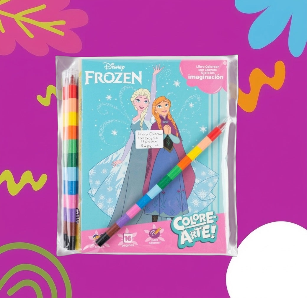 Paquete de Libro De Colorear Con Crayola CHIKY MARKET