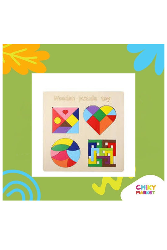 Tablero Colores Tangram CHIKY MARKET