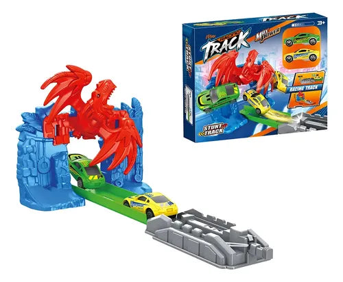 Pista Racing Track Max Power con Dragón