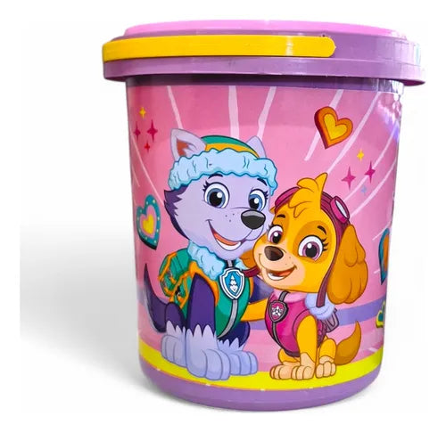 Cubeta Bloques Paw Patrol