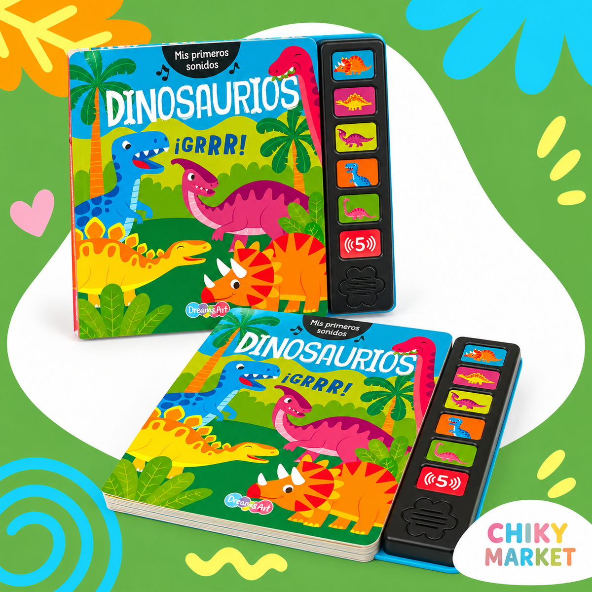 Cuento Sonidos Dinosaurios Mis Primeros Sonidos CHIKY MARKET