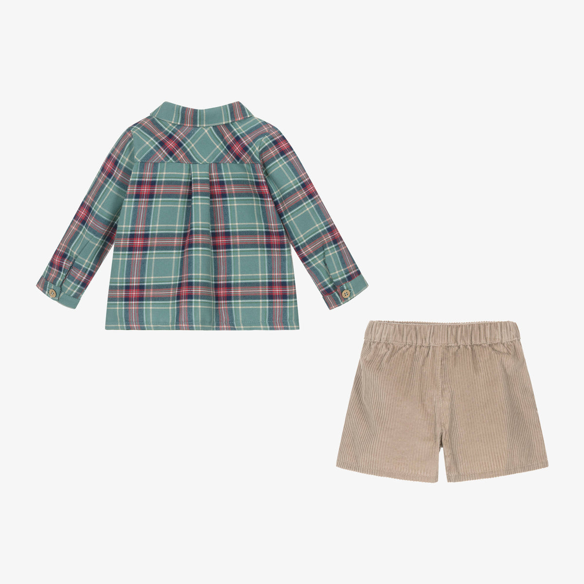 Pantalon Corto en Tartan PIno BABIDU