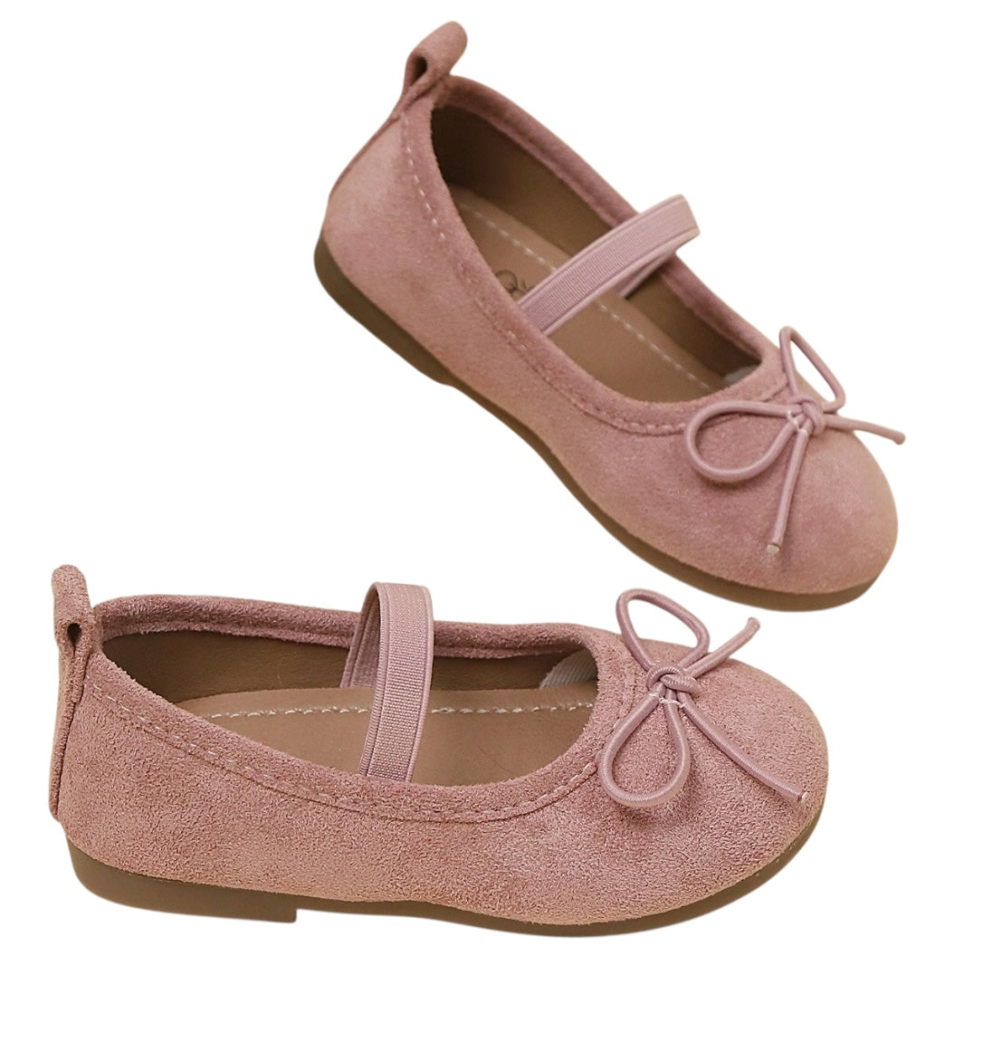 Zapato Ballerinas Rosa Gamuza
