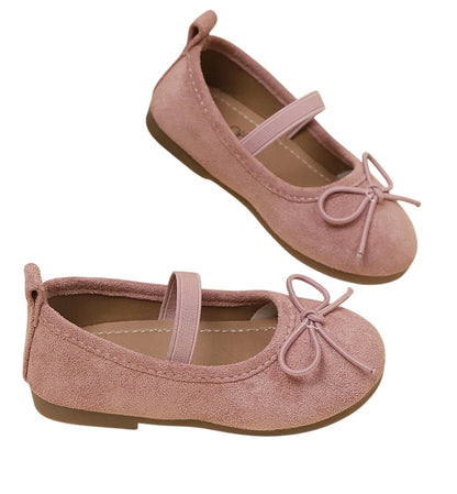 Zapato Ballerinas Rosa Gamuza