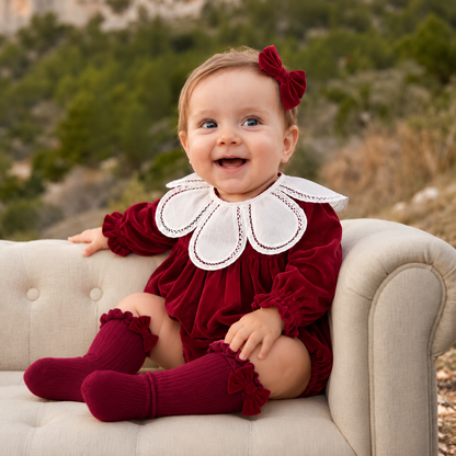 Pelele Burdeos Navideño Isabella