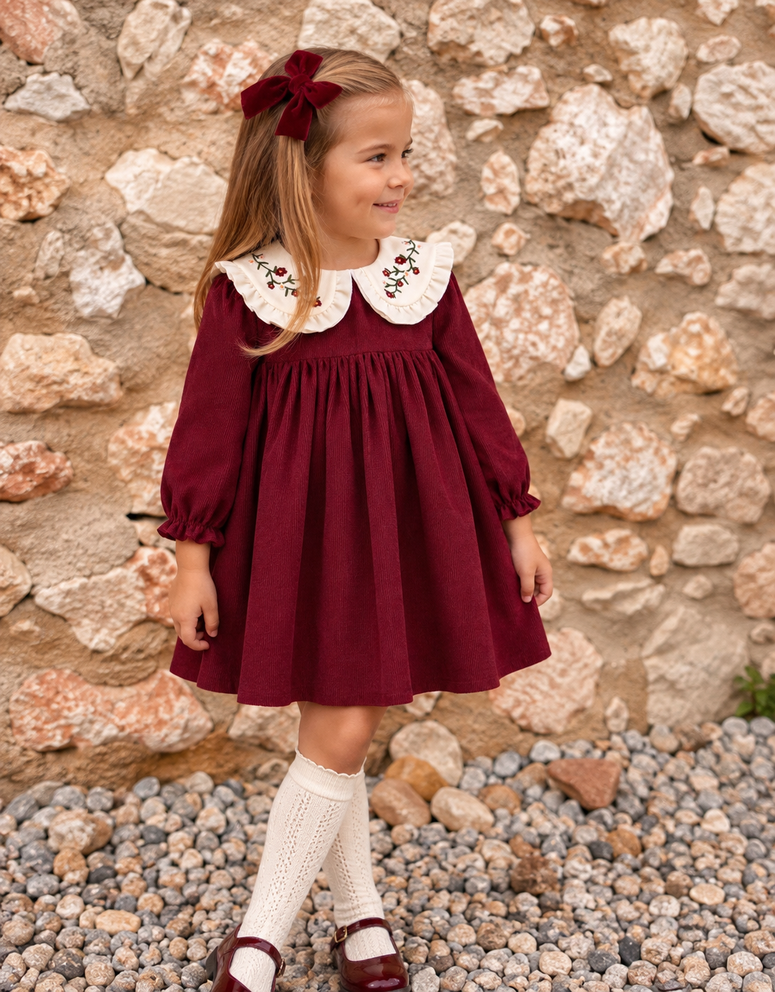 Vestido Burdeos Camilla