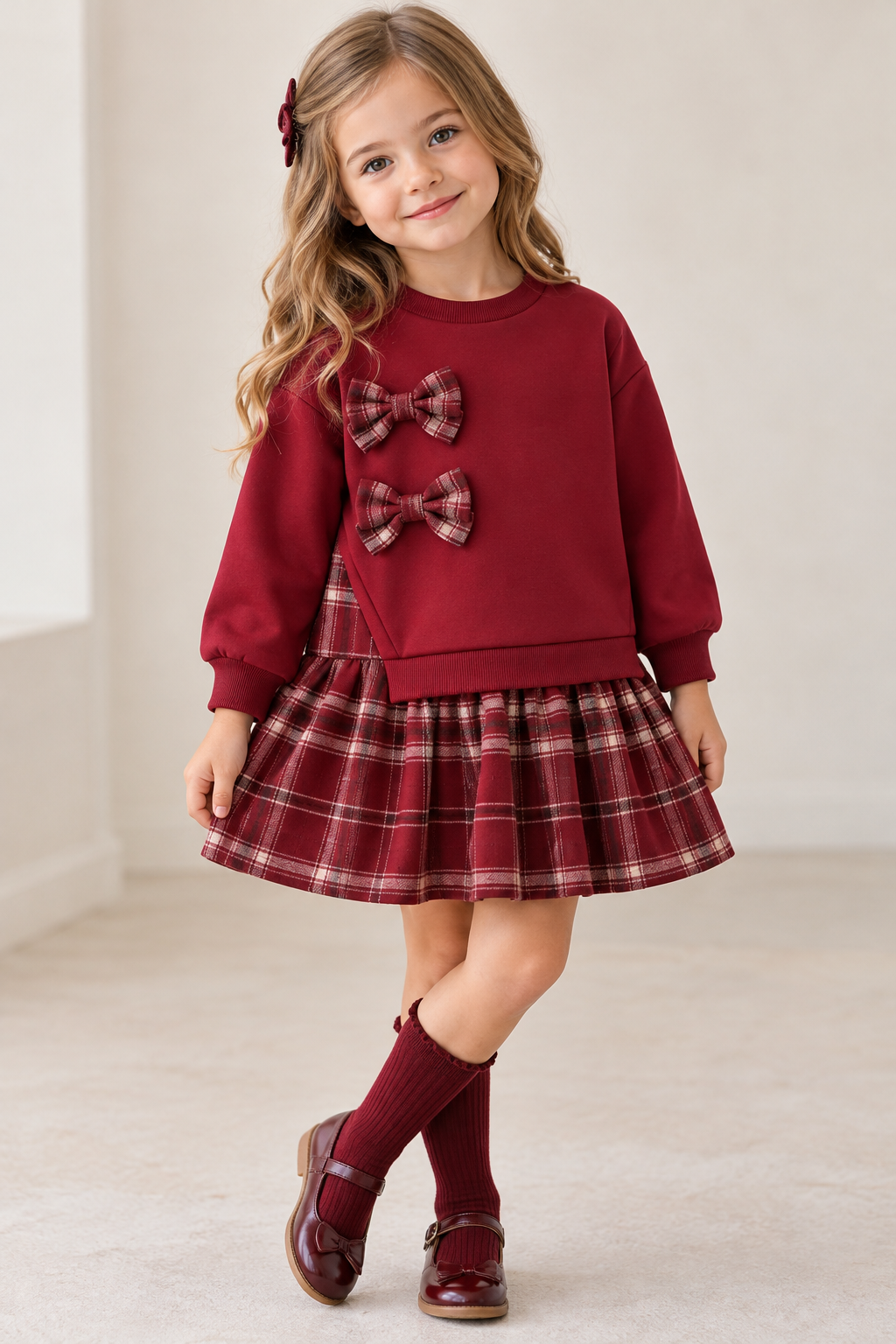 Vestido Paloma Vino